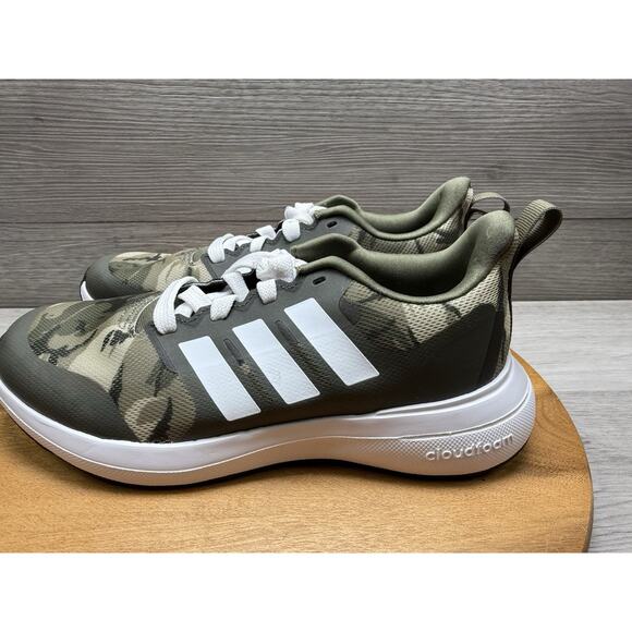 Adidas Fortarun 2.0 Camo Sz 4 Youth - Picture 2 of 9